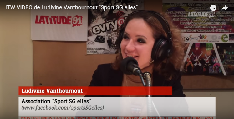 [Archive Lat91] ITW VIDEO de Ludivine Vanthournout “Sport SG elles”