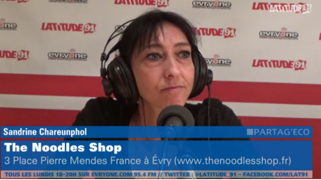 [Archive Lat91] Partag’Eco : Sandrine Chareunphol de The Noodles Shop