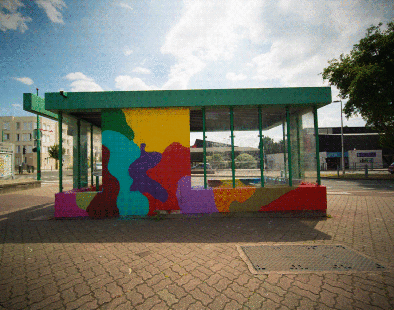 Les arrêts de bus, une nouvelle occasion de faire parler du Street-art