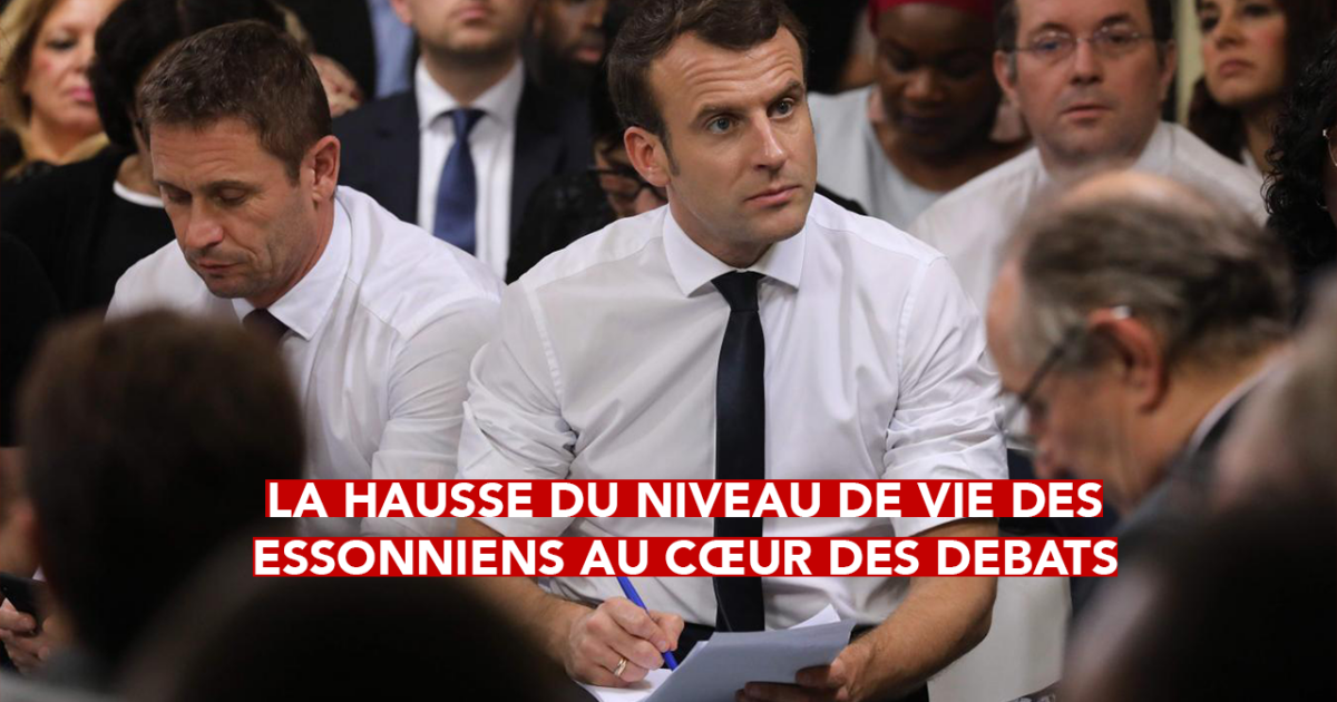 La hausse du niveau de vie des Essonniens au cœur des débats