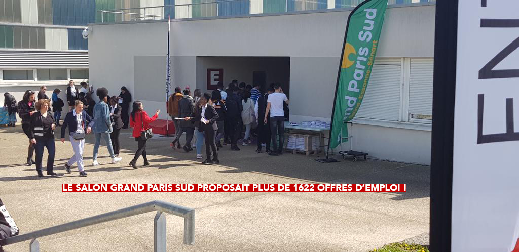 Le salon Grand Paris Sud proposait plus de 1622 offres d’emploi !