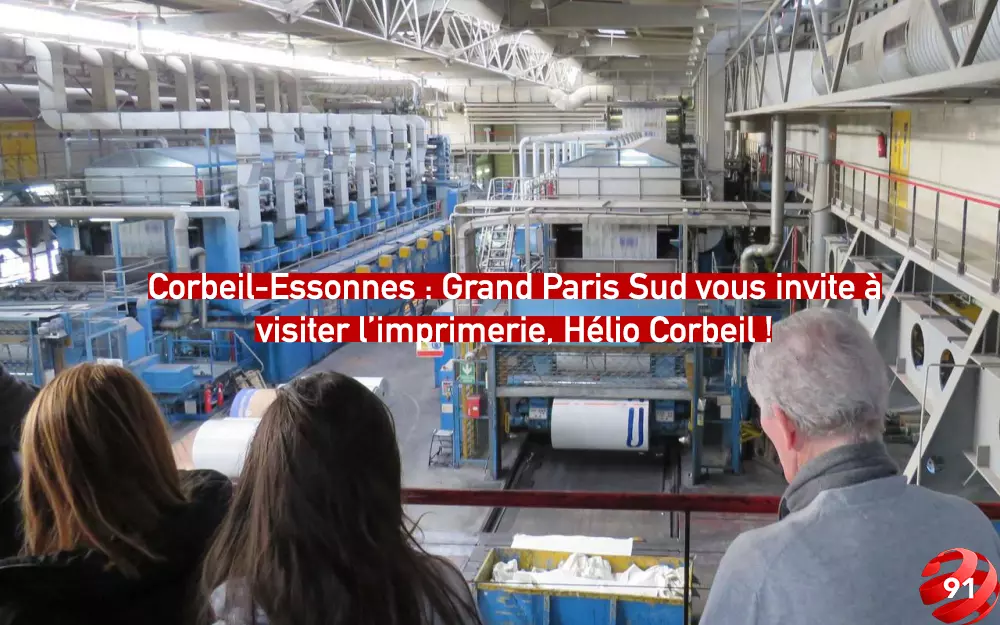 Corbeil-Essonnes : Grand Paris Sud vous invite à visiter l’imprimerie, Hélio Corbeil !