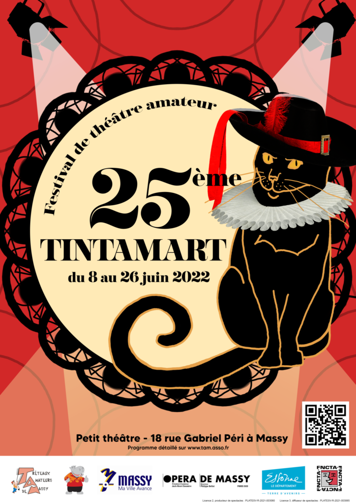 Affiche promotionnelle du 25ème festival TinTAMart 