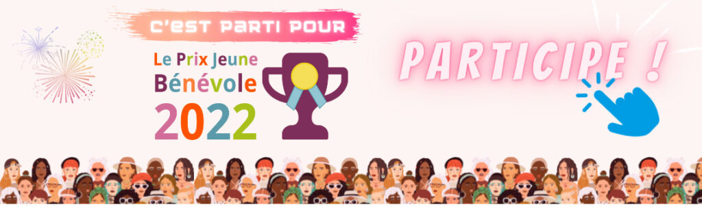 Affiche du concours Prix Jeune Bénévole 2022