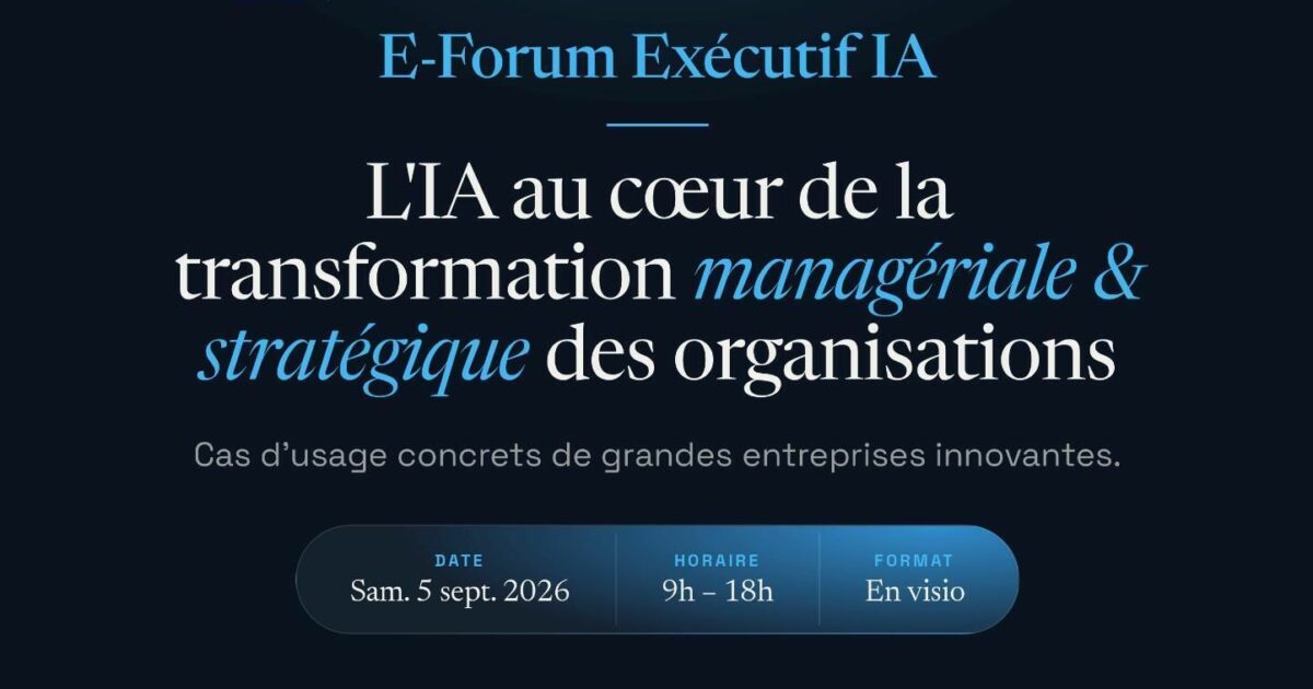 E-forum Exécutif IA — Paris