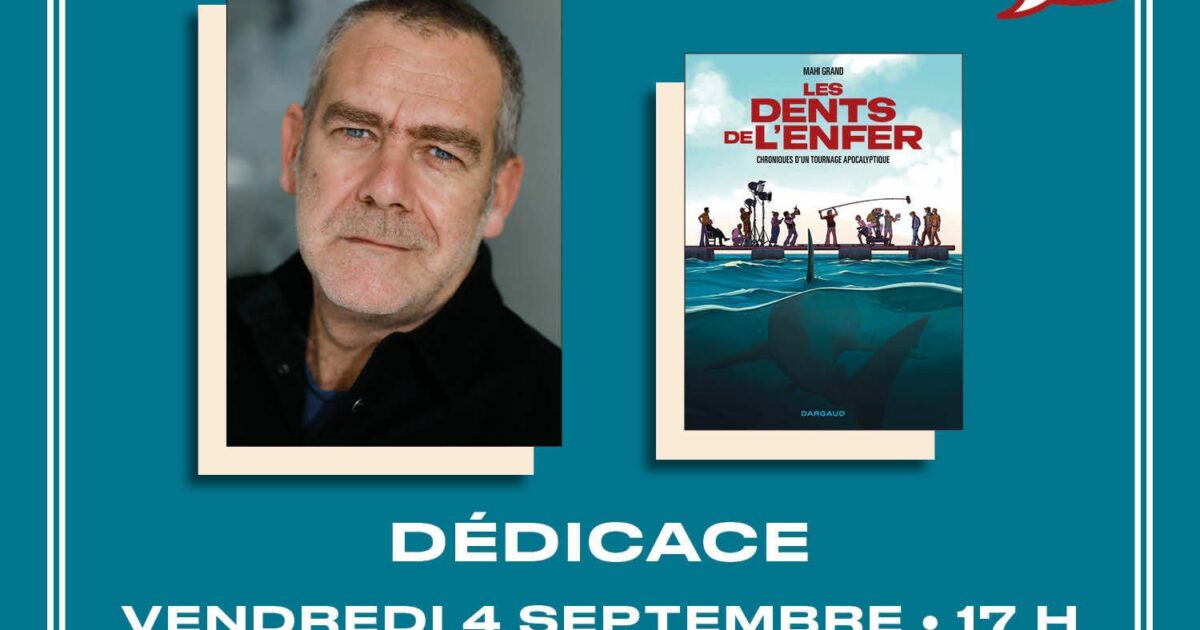 Bande dessinée : Mahi Grand dédicace « Les Dents de l'enfer » — Paris
