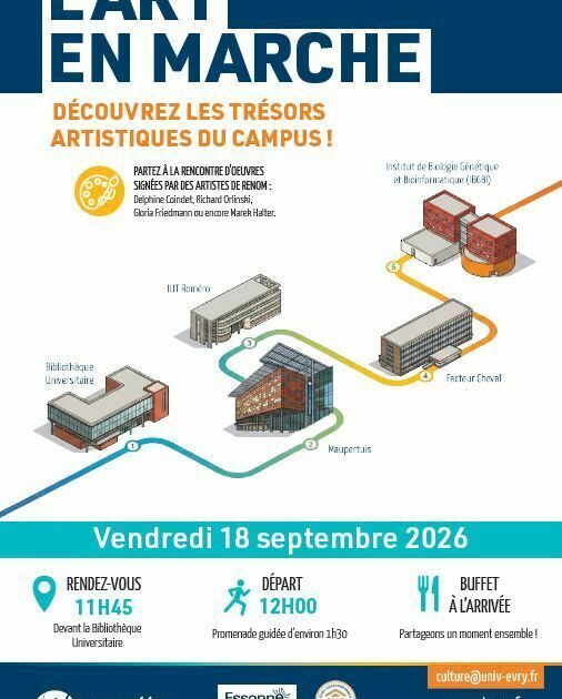 L'art en marche : une pause déjeuner au cœur de la création contemporaine — Évry