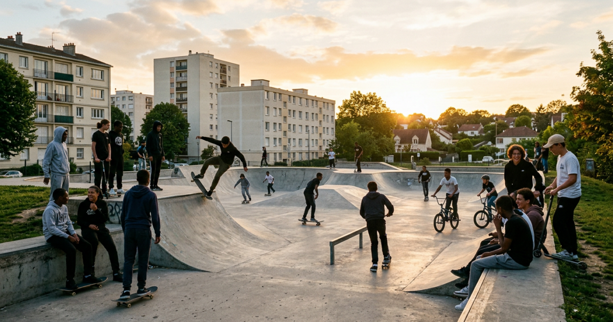 Des jeunes en activité dans leur commune