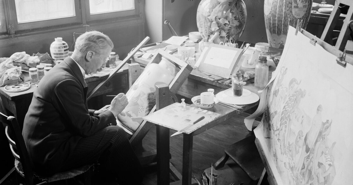 Les métiers d'art dans les photographies de François Kollar — Paris