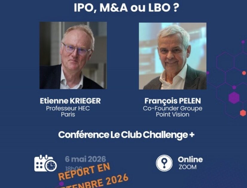 L’exit des startups et des PME : IPO, M&A ou LBO ? — Jouy-en-Josas