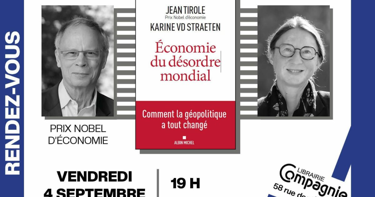 Jean Tirole et Karine Van der Straeten — Paris
