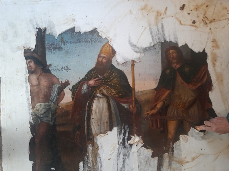 Exposition du tableau du 17ème : Saint-Sébastien, Saint-Martin et Saint Roch — Forges-les-Bains