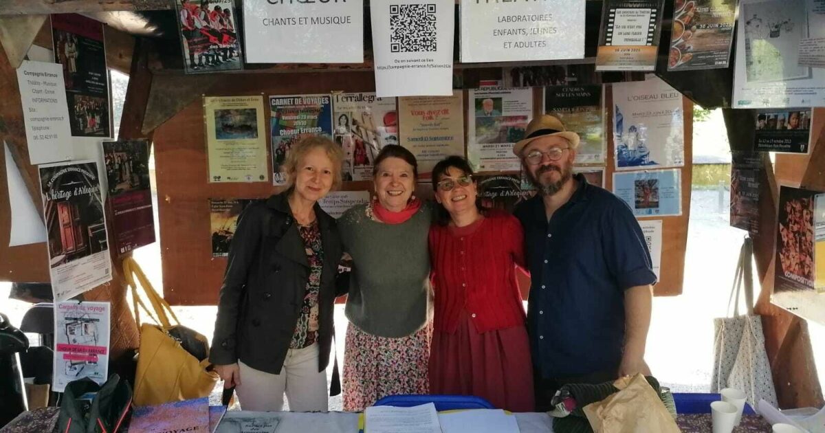 La Compagnie Errance au Forum des associations de Provins — Provins