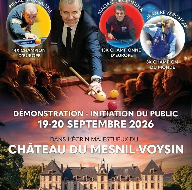 Démonstration de billard — Bouray-sur-Juine